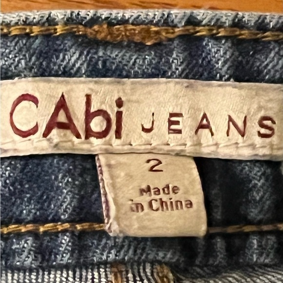 CAbi 319 Ruby Mid Rise Slim Jeans womens size 2 - Picture 3 of 4
